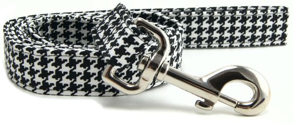 Houndstooth Dog Leash (Option: Small)