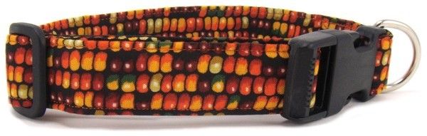 Indian Corn Dog Collar (Option: Large)