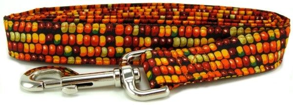 Indian Corn Dog Leash (Option: Small)
