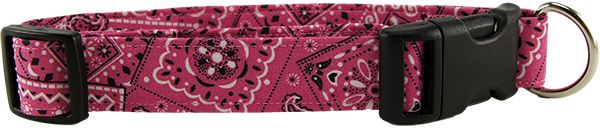 Pink Bandana Dog Collar (Option: Medium)