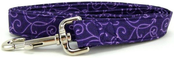Purple Swirl Dog Leash (Option: Small)