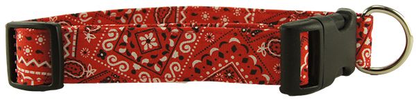 Red Bandana Dog Collar (Option: X-Large)