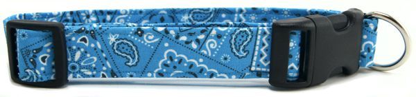 Turquoise Bandana Dog Collar (Option: Small)