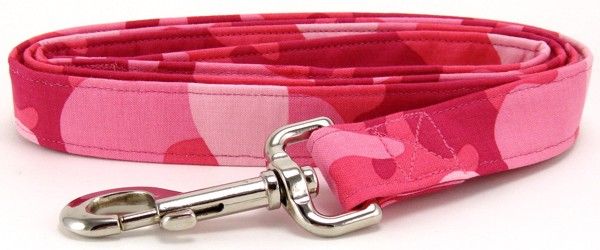 Pink Camo Dog Leash (Option: X-Small)